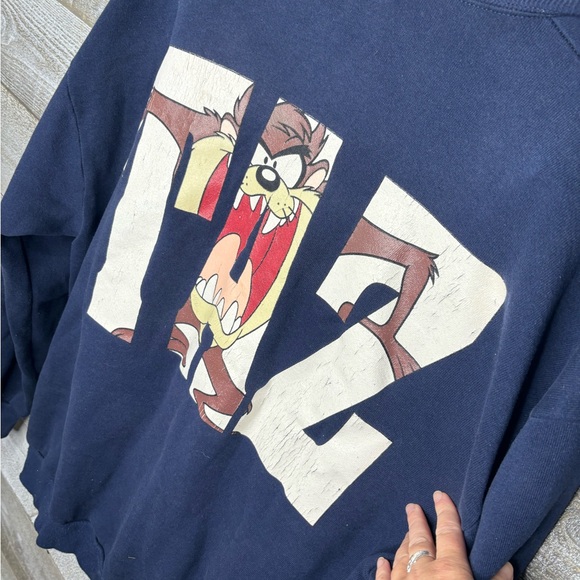 Vintage 1990s Taz Tazmanian Devil sweater crewneck - Picture 2 of 5